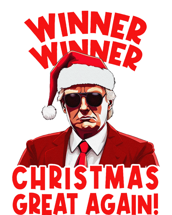 Winner Winner Christmas Great Again Funny Santa Trump Hoodie