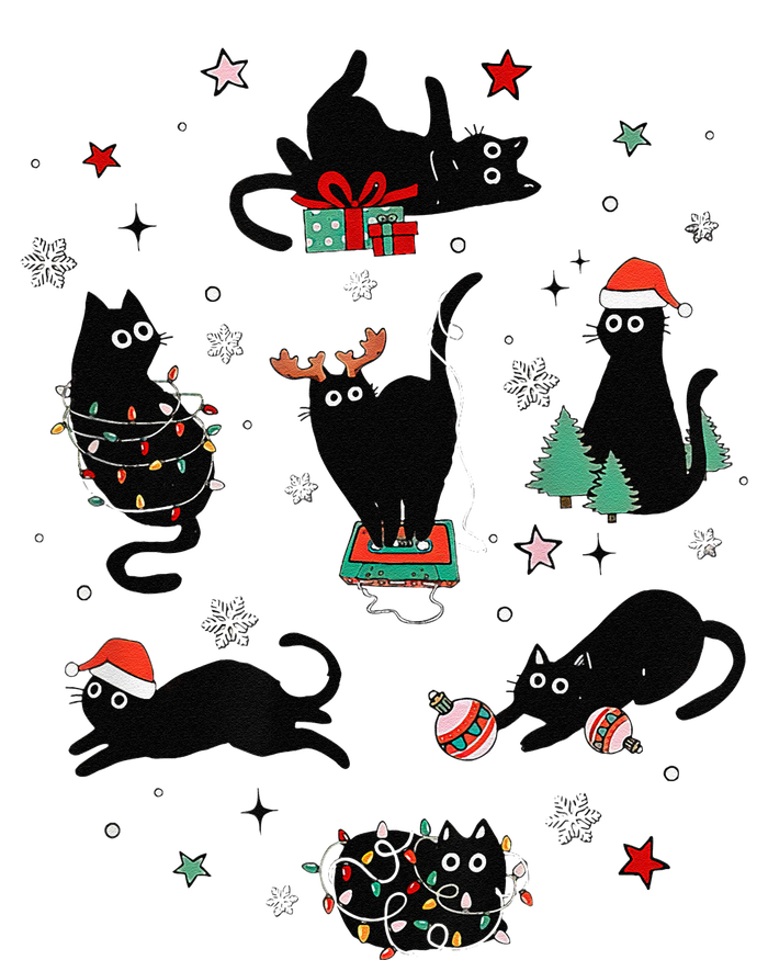 Christmas Black Cats T-Shirt