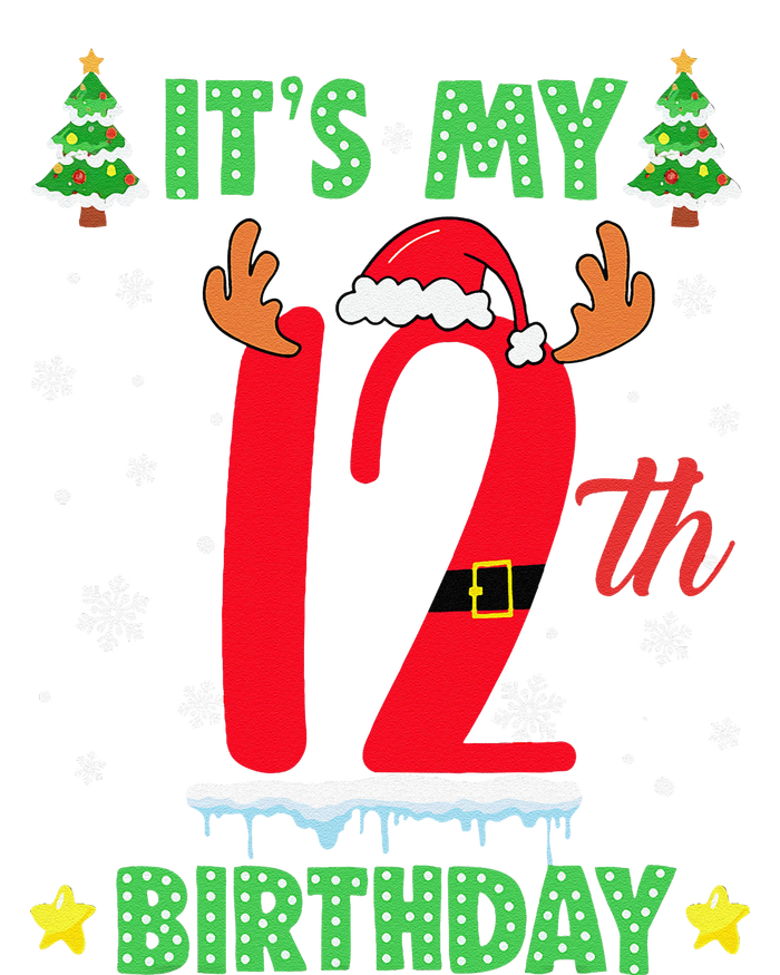 Merry Christmas ItS My 12th Birthday Xmas Women T-Shirt