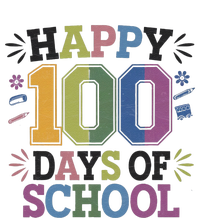 Happy 100th Day Of School Tie Dye Rainbow 100 Days Smarter T-Shirt