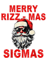 Merry Rizz Mas Sigmas Cool Santa Face Gen Alpha Christmas T-Shirt