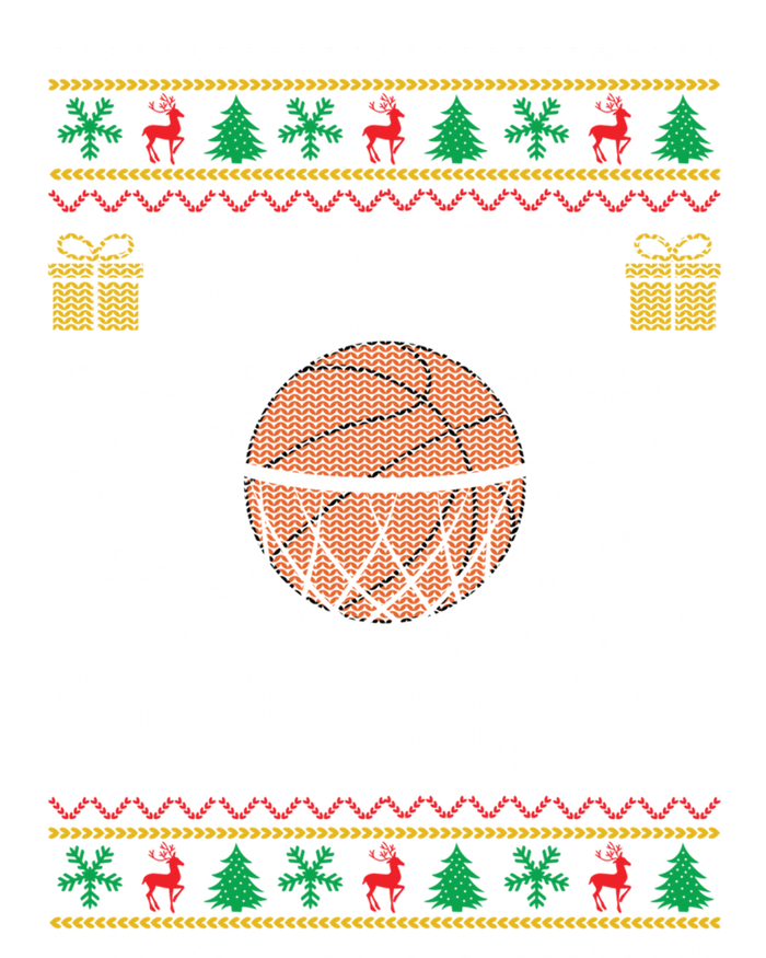 Merry Swishmas Ugly Christmas Basketball Christmas Gift Sweatshirt