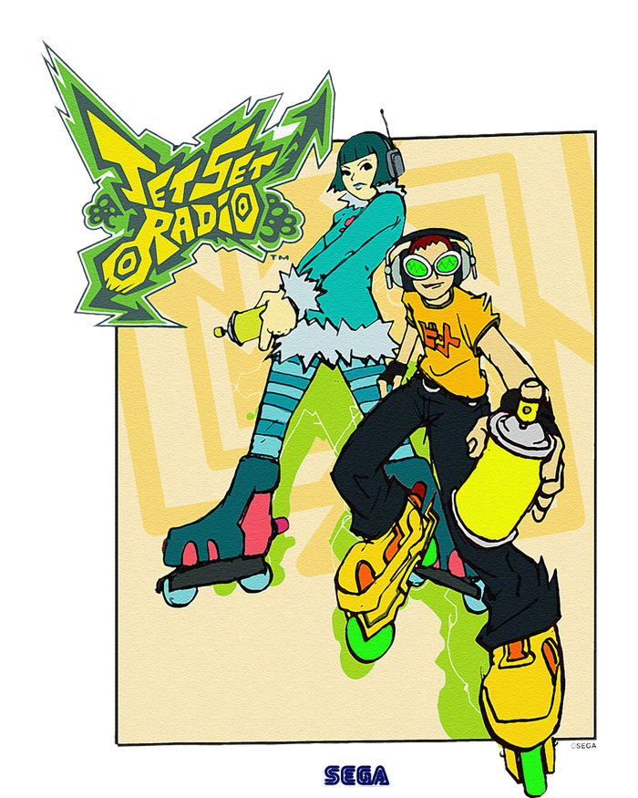 Jet Set Radio Duo Mew Beat Sega Dreamcast Video Game T-Shirt