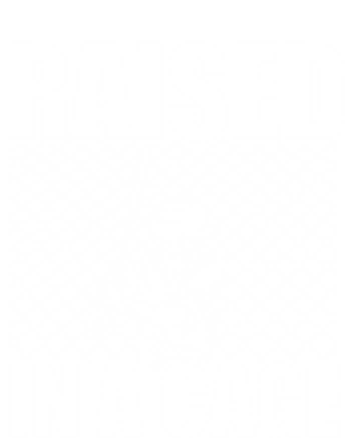 Raised In A Cage Baseball Training Batter Catcher Pitch Gift T-Shirt