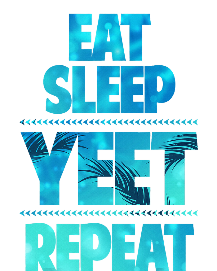 Funny Eat Sleep Yeet Repeat Youth Performance Sprint T-Shirt