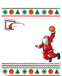 Christmas Dunking Santa Basketball Xmas Cute Gift Tall Sweatshirt