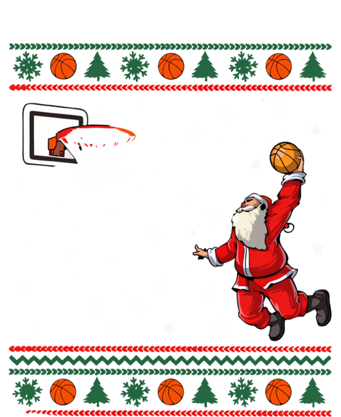 Christmas Dunking Santa Basketball Xmas Cute Gift Tall Sweatshirt