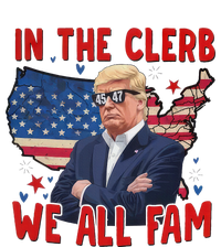 Trump 2024 In The Clerb We All Fam 45 47 American Flag T-Shirt