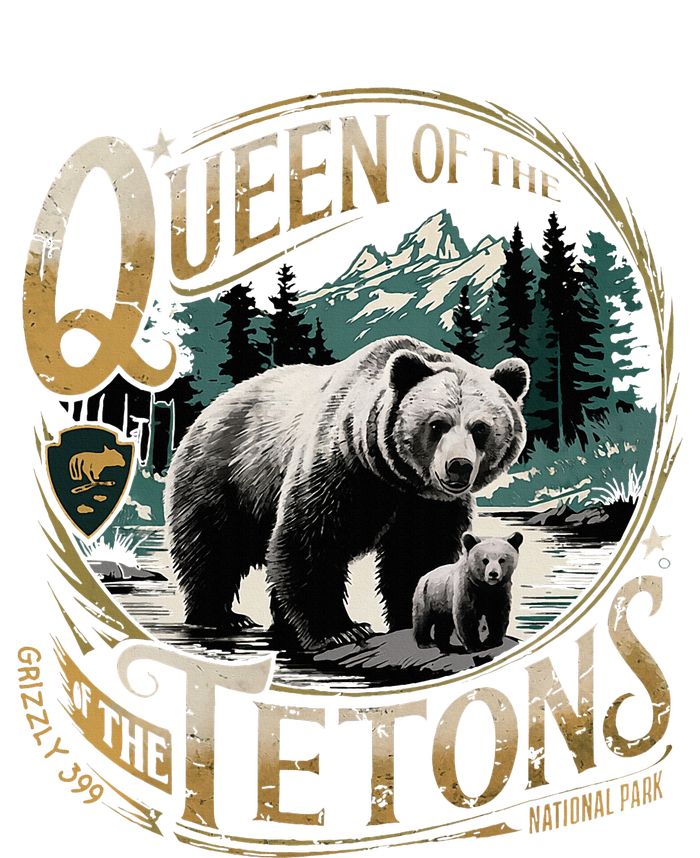 Queen Of The Tetons Grizzly 399 National Park Preserve T-Shirt