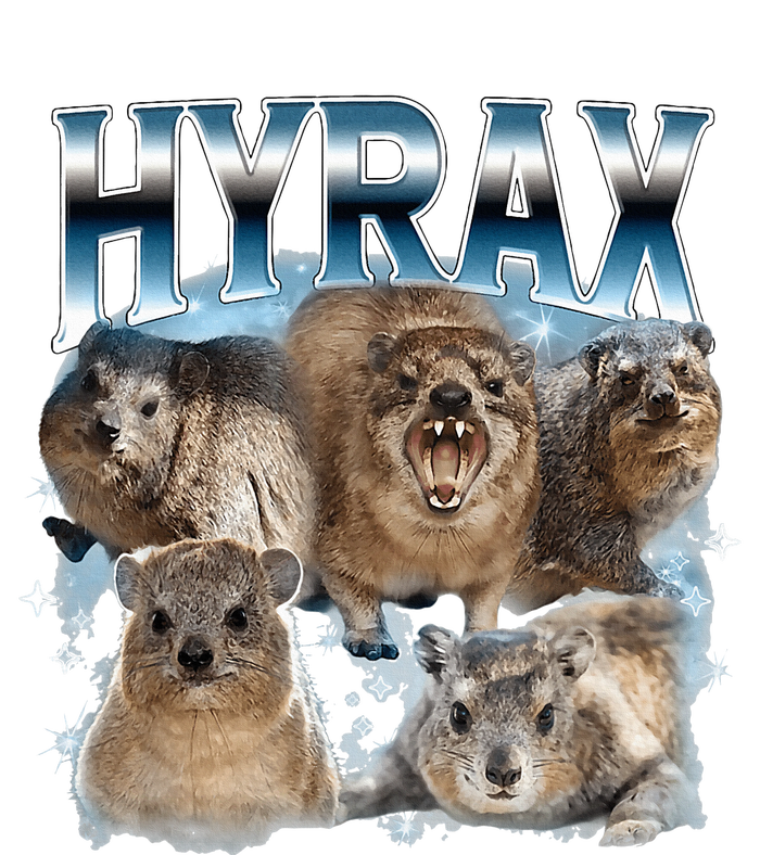 Hyrax Vintage Ugly Funny Meme Retro Animal T-Shirt