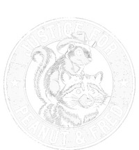 Justice For Peanut & Fred Cute Squirrel Cowboy Hat Racoon T-Shirt