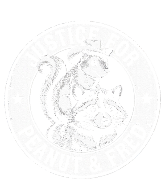 Justice For Peanut & Fred Cute Squirrel Cowboy Hat Racoon T-Shirt