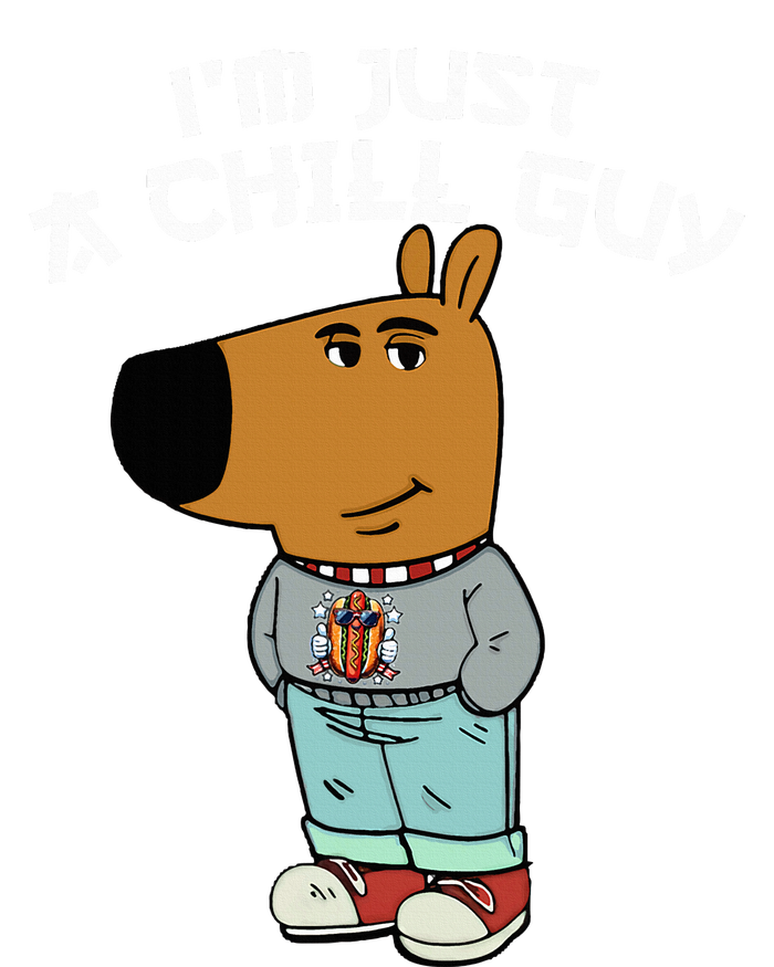 Chill Guy Meme Character Funny IM Just A Chill Guy Dog PosiCharge Competitor Tank