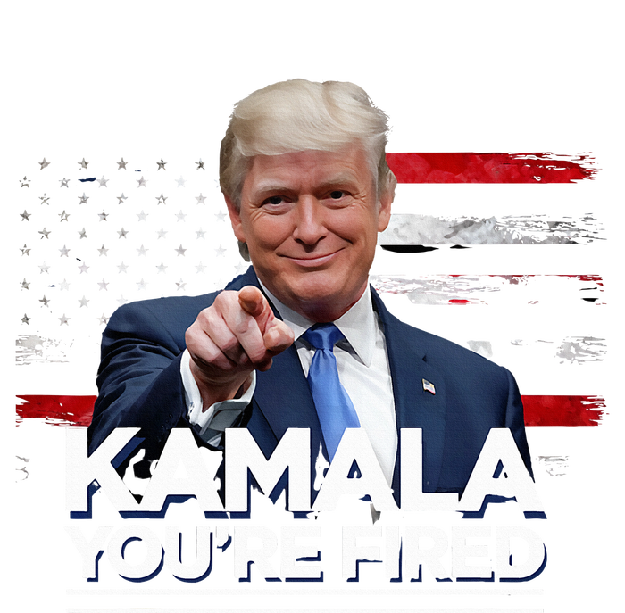 Kamala YouRe Fired Funny President Trump Laughing At Kamala Tall Hoodie