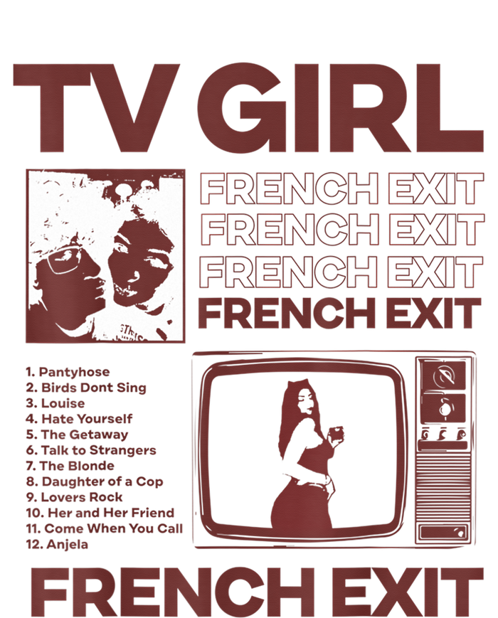 Tv Girl Album Frenchs Exit Ceramic Oval Ornament