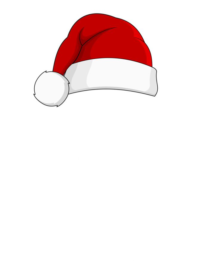 Christmas SantaS Favorite Deer Hunter Funny Xmas Pajama Meaningful Gift T-Shirt