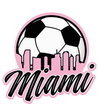 Miami Soccer Fans Related Products Women's Racerback Cropped Tank