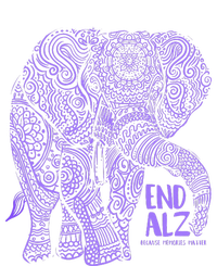 Purple Elephant Alzheimer Awareness T-Shirt