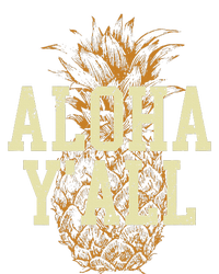 Aloha Yall Pineapple Vacation Hawaiian Tie-Dye Long Sleeve Shirt