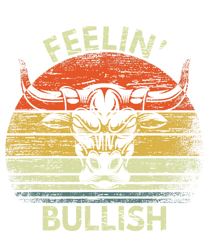 Feelin Bullish Stock Market Bull Traders Trading Sustainable Knit Beanie