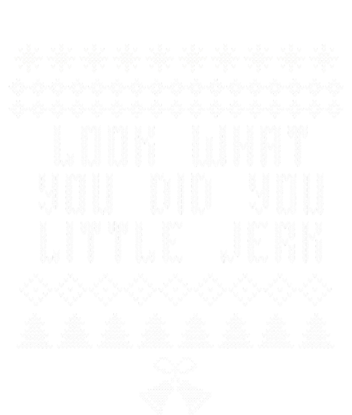 Look What You Did You Little Jerk Christmas Sweater Valucap Bio-Washed Visor