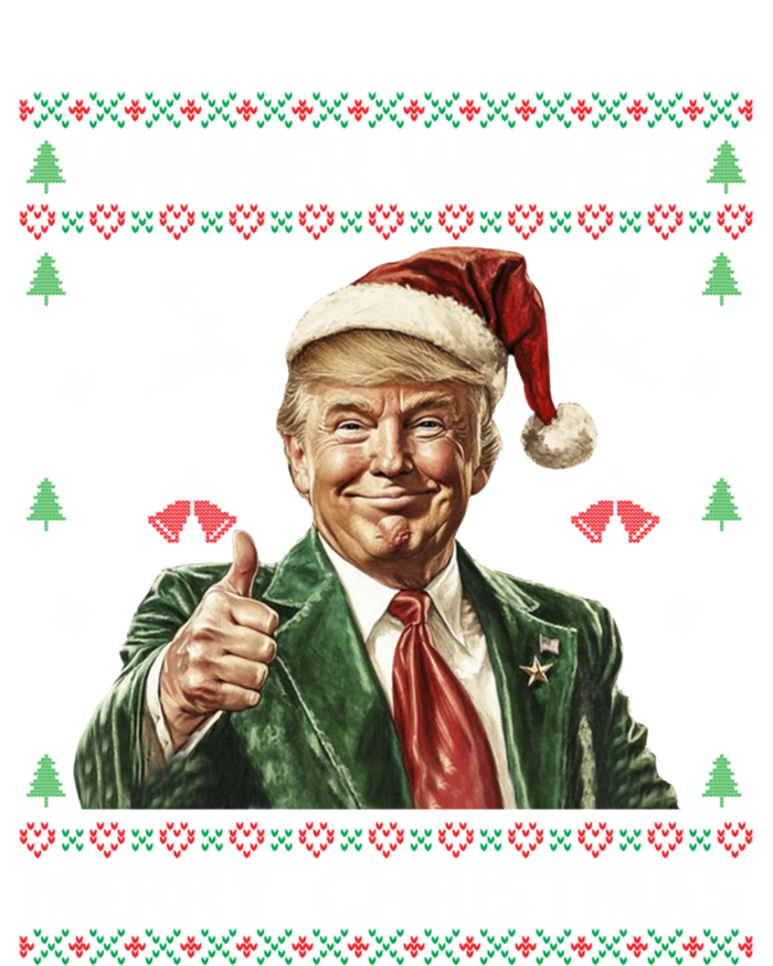 Winner Winner Merry Christmas Trump Santa Ugly Xmas Gift T-Shirt