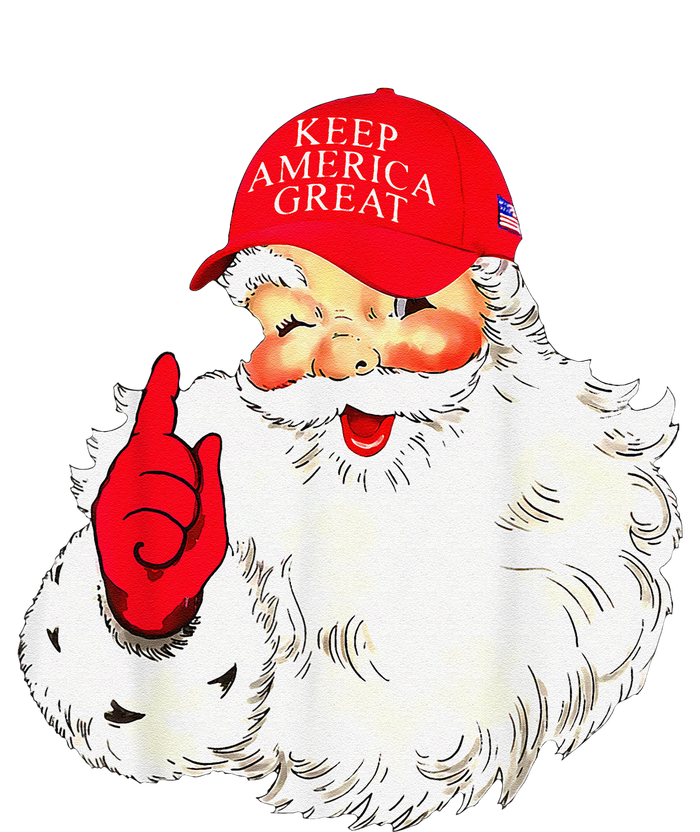 Trump Make A Christmas Great Again Santa Keep America Great T-Shirt