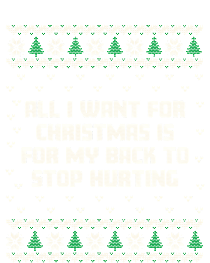 All I Want Is My Back To Stop Hurting Funny Christmas Long Sleeve Impact Tech Backpack