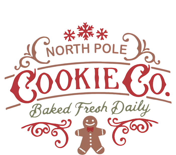 Retro Christmas Gingerbread Bakery North Pole Cookie Cool Gift T-Shirt