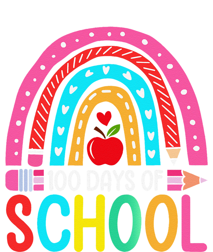 100 Days Of School Rainbow 100 Days Smarter Teacher Student T-Shirt