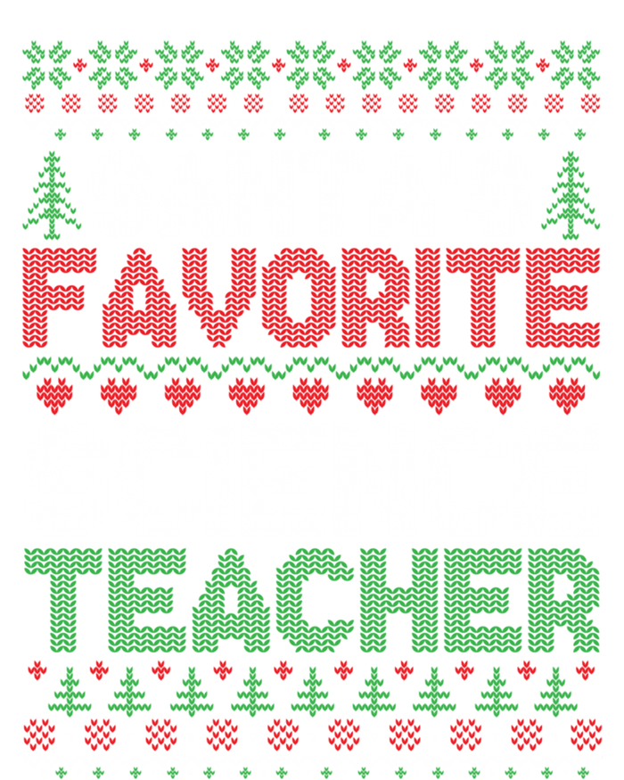 Xmas SantaS Favorite Science Teacher Ugly Christmas Gift T-Shirt