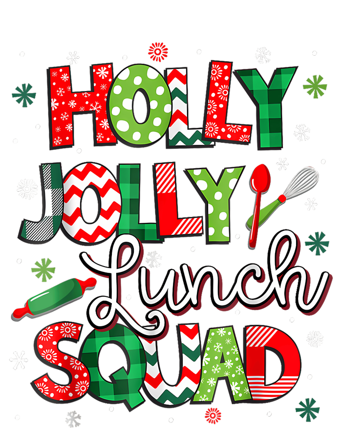 Jolly Lunch Squad Funny Lunch Lady Christmas Lunch Lady T-Shirt