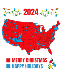 2024 Electoral Map Merry Christmas Trump Landslide Holiday Yupoong Adult 5-Panel Trucker Hat