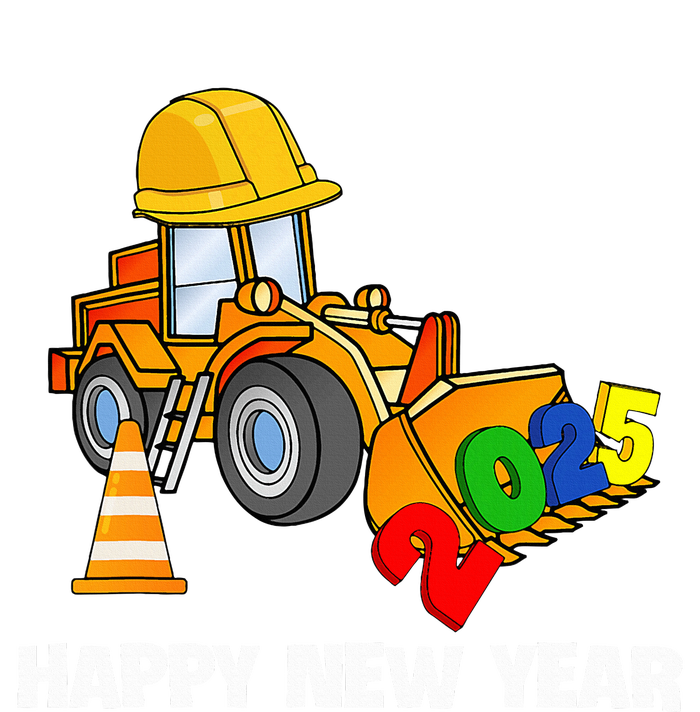 Excavator Happy New Year 2025 Nye Party T-Shirt