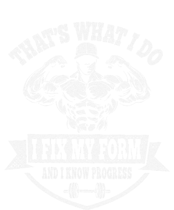 I Fix My Form Funny Weight Lifting Workout Training Long Sleeve Shirt