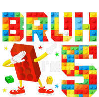 Dabbing Bruh IM 5 Year Old 5th Birthday Boy Building Blocks T-Shirt