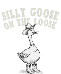 Funny Cute Goose Cowboy Goose Lover Silly Goose On The Loose Cooling Performance Long Sleeve Crew