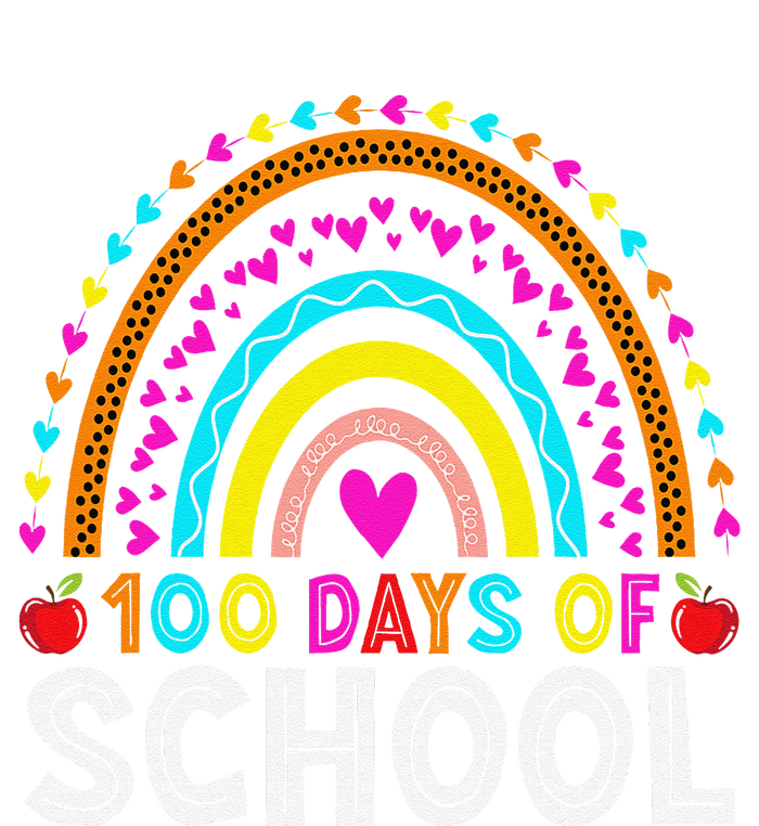 100 Days Of School Rainbow 100 Days Smarter Teacher Student T-Shirt