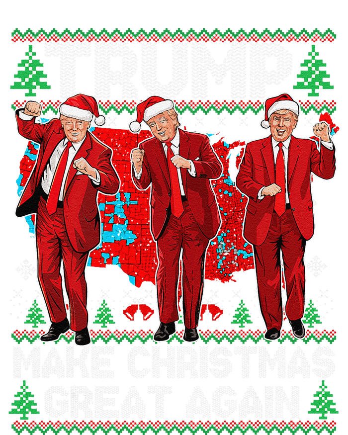 Funny Trump Dance Make Christmas Great Again Trump Christmas Long Sleeve Shirt