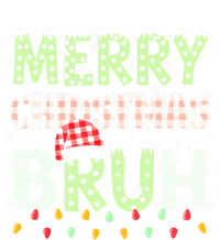 Bruh Christmas Red Plaid Xmas Pajama T-Shirt