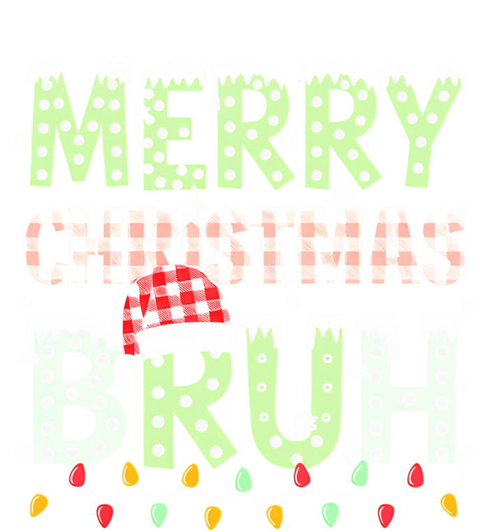 Bruh Christmas Red Plaid Xmas Pajama T-Shirt