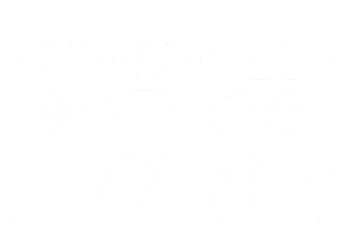 Promoted To Aunt Announcement Graphic T-Shirt