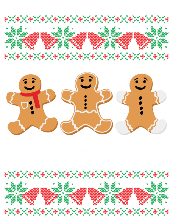 Lets Get Baked Ugly Chrismtas Christmas Bell Gift Tie-Dye T-Shirt