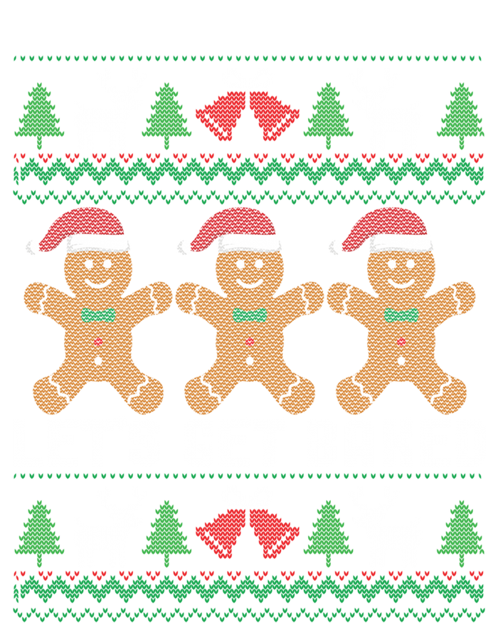 Lets Get Baked Ugly Christmas Santa Hat Gingerbread Gift T-Shirt