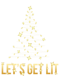 Lets Get Lit Christmas Xmas Tree Lights Gift T-Shirt