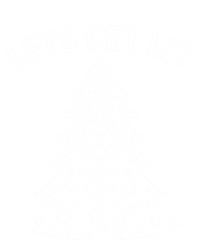 LetS Get Lit Xmas Adult Funny Christmas Gift Sustainable Knit Beanie