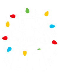 LetS Get Lit Xmas Funny Sarcastic Merry Christmas Humor Gift Tie-Dye Long Sleeve Shirt