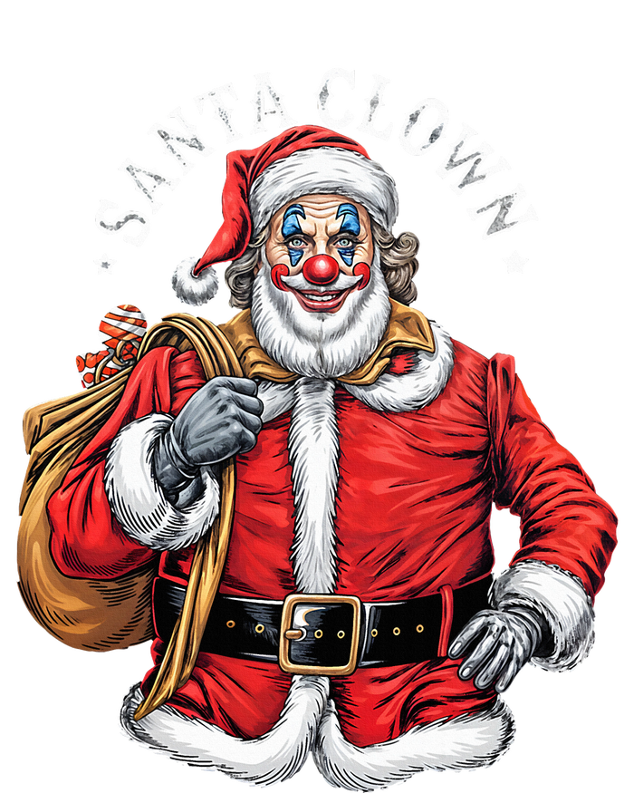 Santa Clown Christmas Santa Claus Xmas Holiday Party T-Shirt