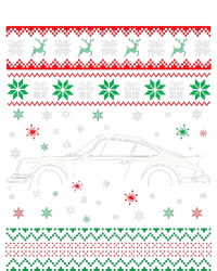 911 Silhouette Ugly Christmas Sweater Car Lover Gifts Tall T-Shirt