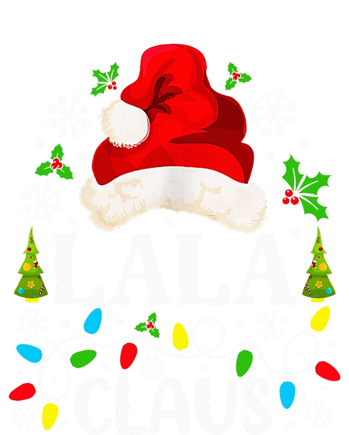 Lala Claus Funny Christmas Family Matching Grandma T-Shirt